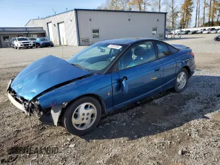 2002 Saturn SC with VIN 1G8ZY14762Z129155, listed as a Copart auction lot 75820394 with 199,847 mi miles and Salvage Title. Bid and sale history available at carsss.com. Image 1.