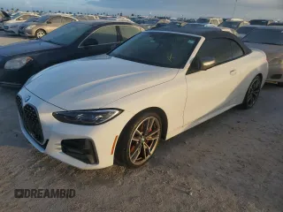2022 BMW 4 Series M440i with VIN WBA53AT06NCK03623, listed as a Copart auction lot 76490964 with Not provided miles and Salvage title. Bid and sale history available at DreamBid. Image 1.