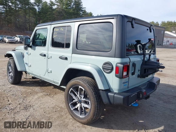 2024 Jeep Wrangler Sport S with VIN 1C4RJXN65RW166079, listed as a IAAI auction lot 41795439 with 14,937 mi miles and . Bid and sale history available at DreamBid. Image 3.