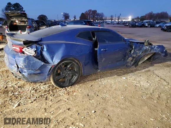 2023 Chevrolet Camaro LT1 with VIN 1G1FF1R77P0130441, listed as a Copart auction lot 84910704 with 76,275 mi miles and Salvage Title. Bid and sale history available at DreamBid. Image 3.