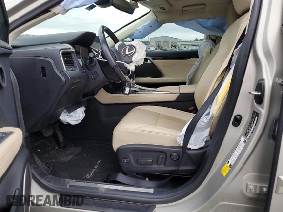 2021 Lexus RX 350 with VIN 2T2JZMAA4MC203103, listed as a Copart auction lot 54626645 with 8,081 mi miles and Salvage Title. Bid and sale history available at DreamBid. Image 7.