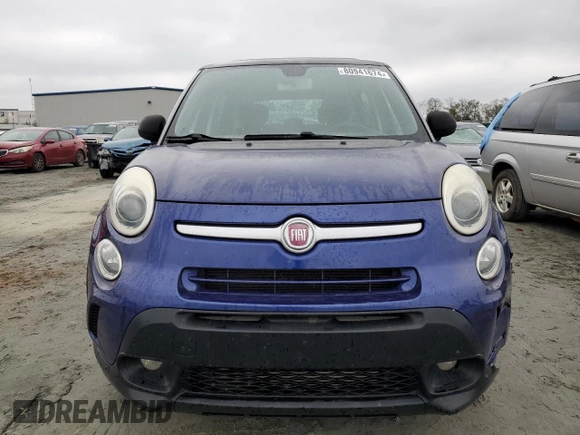 2015 FIAT 500L Urbana Trekking with VIN ZFBCFADH7FZ031660, listed as a Copart auction lot 80941674 with 130,443 mi miles and Clean Title. Bid and sale history available at carsss.com. Image 6.