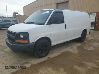 2008 Chevrolet Express Cargo z VIN 1GCFG15X781197482, wystawiony jako Copart lot #86171134 z przebiegiem 528 566 mil mil oraz Czysty tytuł • Clean title. Historia ofert i sprzedaży dostępna na DreamBid. Obrazek 1.