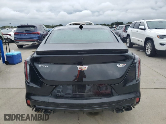 2023 Cadillac CT4-V Blackwing z VIN 1G6DL5RP9P0460034, wystawiony jako Copart lot #74655204 z przebiegiem Nie podano mil oraz Szkody całkowita. Historia ofert i sprzedaży dostępna na DreamBid. Obrazek 6.