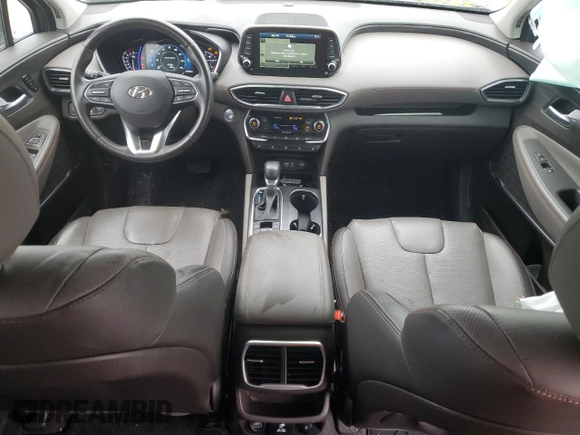 2020 Hyundai Santa Fe Limited with VIN 5NMS5CAA9LH217487, listed as a Copart auction lot 43369255 with 52,798 mi miles and Salvage Title. Bid and sale history available at carsss.com. Image 8.
