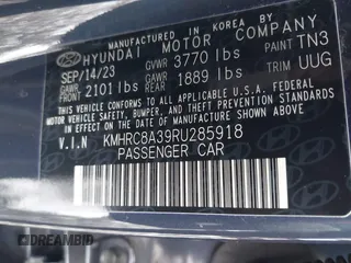 2024 Hyundai Venue SEL with VIN KMHRC8A39RU285918, listed as a IAAI auction lot 41480084 with 4,824 mi miles and . Bid and sale history available at DreamBid. Image 9.