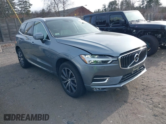 2020 Volvo XC60 Inscription with VIN YV4102RL6L1470249, listed as a IAAI auction lot 41165934 with 26,127 mi miles and . Bid and sale history available at DreamBid. Image 1.