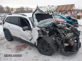 2019 Jeep Cherokee Trailhawk Elite with VIN 1C4PJMBX0KD362287, listed as a IAAI auction lot 41656425 with 87,641 mi miles. Bid and sale history available at carsss.com. Image 11.