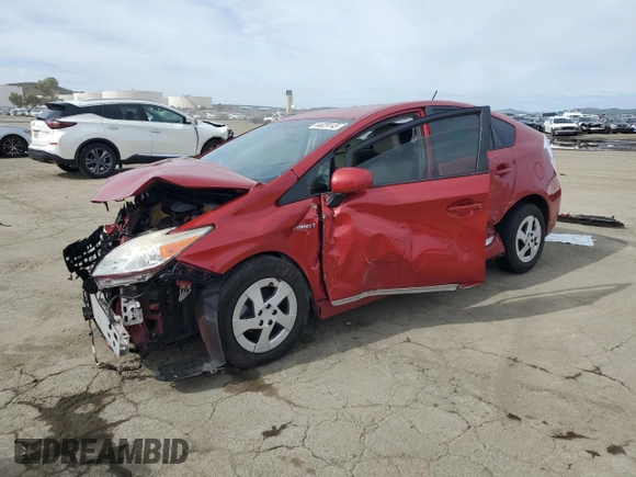 2014 Toyota Prius Four with VIN JTDKN3DU2E1771215, listed as a Copart auction lot 44829145 with Not Provided miles and Salvage Title. Bid and sale history available at DreamBid. Image 1.