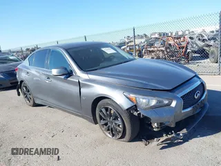 2017 Infiniti Q50 Premium with VIN JN1EV7AP3HM742461, listed as a IAAI auction lot 41307826 with 82,486 mi miles and . Bid and sale history available at DreamBid. Image 6.