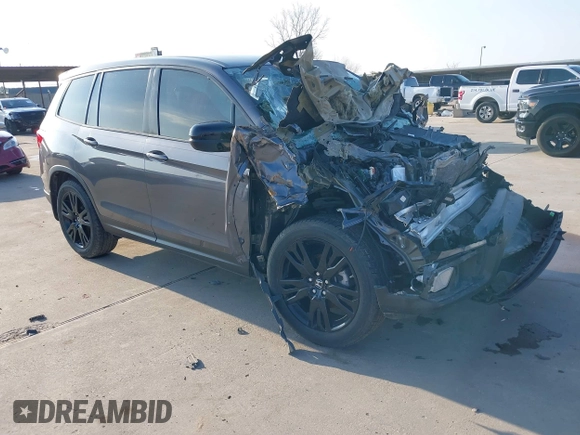 2019 Honda Passport Sport with VIN 5FNYF7H23KB000613, listed as a IAAI auction lot 41524588 with Not Provided miles and . Bid and sale history available at carsss.com. Image 1.