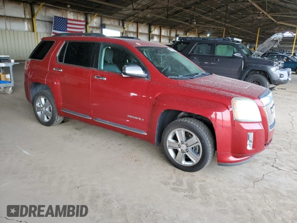 2013 GMC Terrain Denali with VIN 2GKALYEK8D6144384, listed as a Copart auction lot 45674285 with 184,041 mi miles and Salvage Title. Bid and sale history available at DreamBid. Image 4.