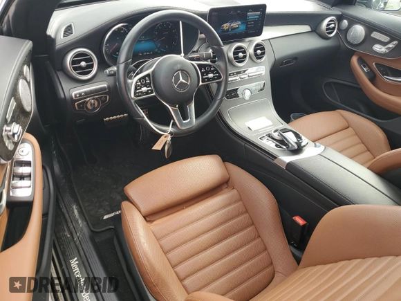 2023 Mercedes-Benz C 300 with VIN W1KWK8EB9PG131917, listed as a Copart auction lot 71820184 with 9,781 mi miles and Salvage Title. Bid and sale history available at DreamBid. Image 8.