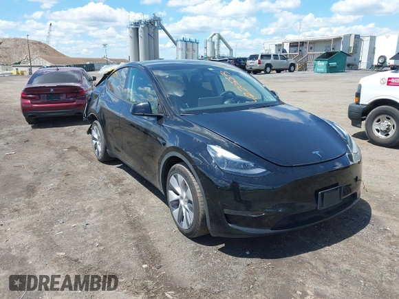 2023 Tesla Model Y Long Range with VIN 7SAYGDEE0PA183891, listed as a IAAI auction lot 42205573 with 41,273 mi miles and . Bid and sale history available at DreamBid. Image 1.