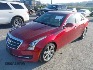 2015 Cadillac ATS Sedan Luxury RWD with VIN 1G6AB5RX7F0101320, listed as a IAAI auction lot 41851962 with 34,072 mi miles. Bid and sale history available at carsss.com. Image 2.