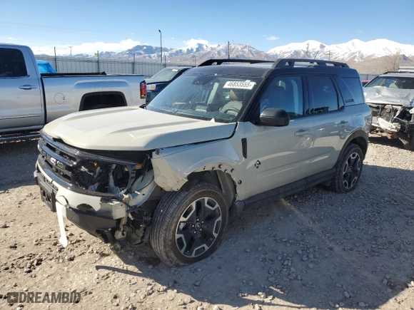 2024 Ford Bronco Sport Outer Banks with VIN 3FMCR9C6XRRE29761, listed as a Copart auction lot 46853555 with NaN miles and Salvage Title. Bid and sale history available at carsss.com. Image 1.