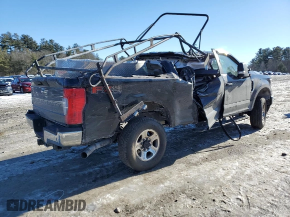 2022 Ford F-250 XL with VIN 1FT7X2B66NEC97678, listed as a Copart auction lot 42603085 with 67,511 mi miles and Salvage Title. Bid and sale history available at DreamBid. Image 3.