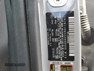 2022 Kia K5 GT-Line z VIN 5XXG64J22NG118741, wystawiony jako Copart lot #57244305 z przebiegiem Nie podano mil oraz Szkoda całkowita • Salvage title. Historia ofert i sprzedaży dostępna na DreamBid. Obrazek 12.
