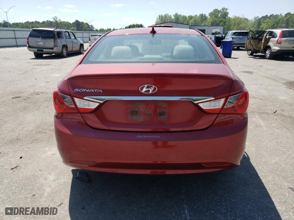 2013 Hyundai Sonata GLS with VIN 5NPEB4AC2DH796825, listed as a Copart auction lot 53205465 with 126,244 mi miles and Clean Title. Bid and sale history available at carsss.com. Image 6.