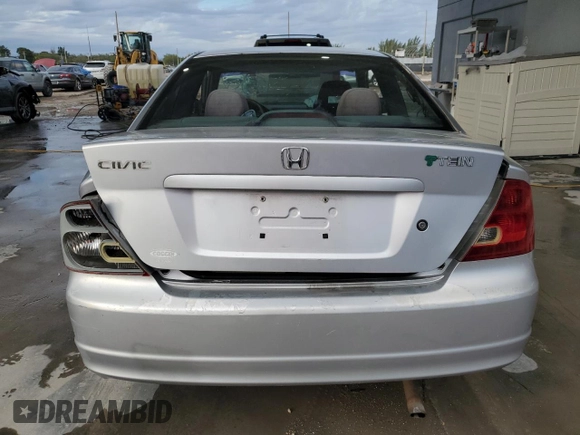 2003 Honda Civic LX with VIN 1HGEM22593L054433, listed as a Copart auction lot 42521825 with 217,505 mi miles and Non Repairable. Bid and sale history available at DreamBid. Image 6.