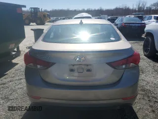 2015 Hyundai Elantra SE with VIN 5NPDH4AEXFH569297, listed as a Copart auction lot 48750025 with 62,286 mi miles and Salvage Title. Bid and sale history available at carsss.com. Image 6.