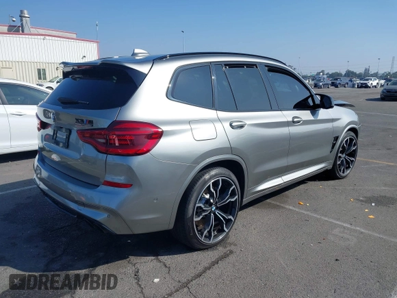 2020 BMW X3 M Competition with VIN 5YMTS0C09L9B00627, listed as a IAAI auction lot 42478800 with 41,239 mi miles and . Bid and sale history available at DreamBid. Image 4.