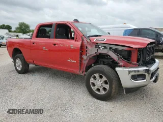 2024 Ram 2500 Big Horn с VIN 3C6UR5DJ9RG400338, выставлен на аукционе Copart как лот 54752495 с пробегом 4 854 миль миль и Чистый • Clean title. История ставок и продаж доступна на DreamBid. Изображение 4.