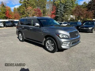 2016 Infiniti QX80 Limited with VIN JN8AZ2NE0G9122930, listed as a Copart auction lot 41634725 with 181,890 mi miles and Clean title. Bid and sale history available at DreamBid. Image 1.