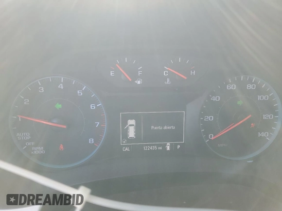 2018 Chevrolet Traverse with VIN 1GNEREKW8JJ281199, listed as a Copart auction lot 42822565 with 122,435 mi miles and Salvage title. Bid and sale history available at DreamBid. Image 9.