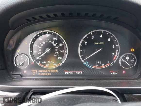 2015 BMW 5 Series 535i with VIN WBA5B1C56FG126888, listed as a IAAI auction lot 41722011 with 168,785 mi miles and . Bid and sale history available at carsss.com. Image 15.