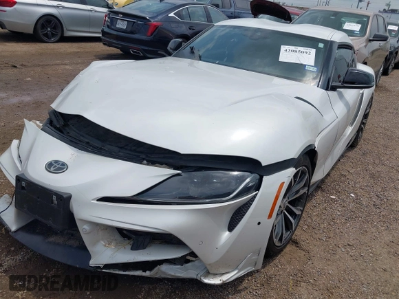 2021 Toyota Supra 2.0 with VIN WZ1DB2C0XMW043249, listed as a IAAI auction lot 42085092 with Not provided miles and . Bid and sale history available at DreamBid. Image 18.