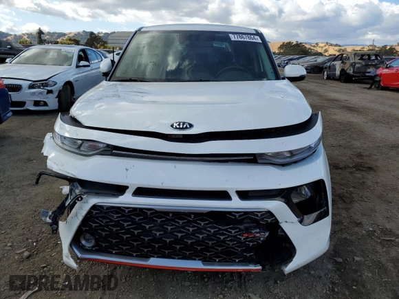 2021 Kia Soul GT-Line with VIN KNDJ63AU4M7744073, listed as a Copart auction lot 77867864 with 67,436 mi miles and Salvage Title. Bid and sale history available at DreamBid. Image 5.