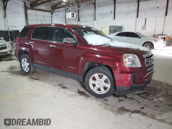 2016 GMC Terrain SLE with VIN 2GKFLSEK1G6235312, listed as a Copart auction lot 45561385 with 71,476 mi miles and Salvage Title. Bid and sale history available at carsss.com. Image 4.