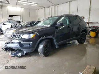 2021 Jeep Compass Freedom with VIN 3C4NJDAB6MT591227, listed as a Copart auction lot 51968315 with 54,389 mi miles and Non Repairable. Bid and sale history available at carsss.com. Image 1.