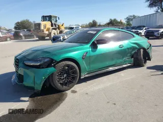 2023 BMW M4 Competition with VIN WBS33AZ0XPCL26211, listed as a Copart auction lot 43287955 with 31,845 mi miles and Salvage Title. Bid and sale history available at carsss.com. Image 1.