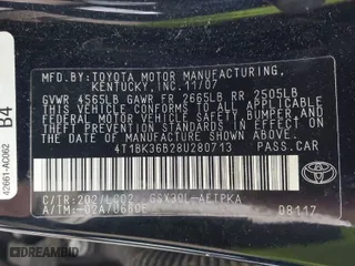 2008 Toyota Avalon XL with VIN 4T1BK36B28U280713, listed as a IAAI auction lot 40791568 with 109,138 mi miles. Bid and sale history available at carsss.com. Image 9.