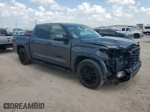 2022 Toyota Tundra SR5 with VIN 5TFLA5AB3NX009801, listed as a Copart auction lot 62122045 with 19,377 mi miles and Salvage title. Bid and sale history available at DreamBid. Image 4.