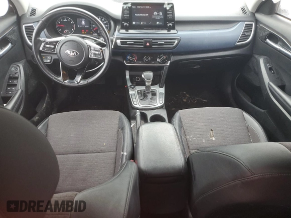 2021 Kia Seltos S with VIN KNDEU2AA4M7212605, listed as a Copart auction lot 44979405 with 62,093 mi miles and Salvage Title. Bid and sale history available at DreamBid. Image 8.