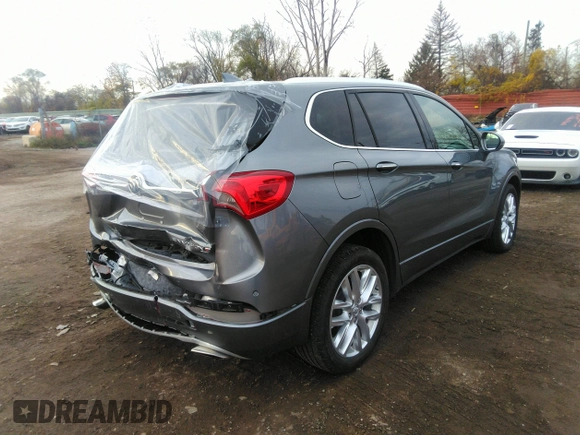 2019 Buick Envision Premium with VIN LRBFX3SX6KD008390, listed as a IAAI auction lot 40948209 with 16,545 mi miles and . Bid and sale history available at carsss.com. Image 4.