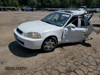 1998 Honda Civic EX with VIN 2HGEJ8644WH518386, listed as a Copart auction lot 86719974 with 295,482 mi miles and Salvage Title. Bid and sale history available at carsss.com. Image 1.