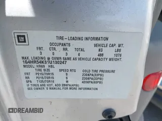 2001 Buick LeSabre Limited with VIN 1G4HR54K31U130247, listed as a IAAI auction lot 41994113 with 162,159 mi miles and . Bid and sale history available at carsss.com. Image 9.