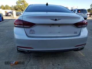2017 Genesis G80 3.8L z VIN KMHGN4JE5HU199418, wystawiony jako Copart lot #88864925 z przebiegiem 126 904 mil mil oraz Szkoda całkowita • Salvage title. Historia ofert i sprzedaży dostępna na DreamBid. Obrazek 6.