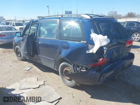 2005 Toyota Sienna CE with VIN 5TDZA23C55S304290, listed as a IAAI auction lot 41740358 with 150,535 mi miles and . Bid and sale history available at DreamBid. Image 3.