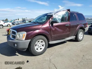 2004 Dodge Durango SXT with VIN 1D4HD38NX4F228182, listed as a Copart auction lot 44379675 with 114,609 mi miles and Salvage Title. Bid and sale history available at carsss.com. Image 1.