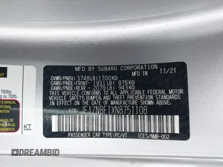 2022 Toyota 86 Premium с VIN JF1ZNBF1XN8751108, выставлен на аукционе IAAI как лот 40700214 с пробегом 33 033 миль миль и . История ставок и продаж доступна на DreamBid. Изображение 9.
