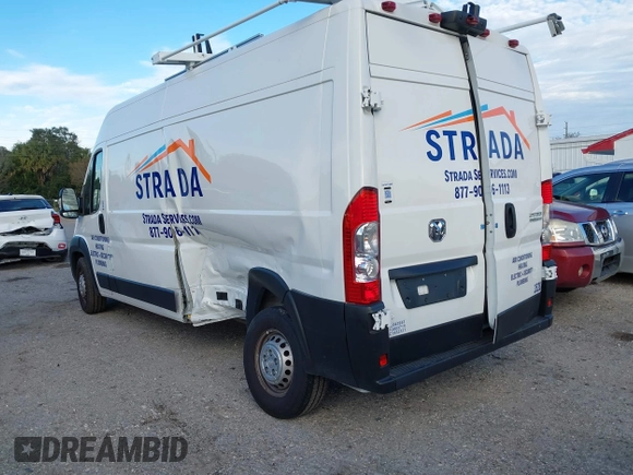 2024 Ram ProMaster Cargo Tradesman with VIN 3C6LRVDG6RE108030, listed as a IAAI auction lot 41319552 with 10,337 mi miles and . Bid and sale history available at DreamBid. Image 14.
