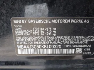 2019 BMW 4 Series 430i xDrive with VIN WBA4J3C50KBL09320, listed as a IAAI auction lot 41677736 with 73,277 mi miles. Bid and sale history available at carsss.com. Image 9.