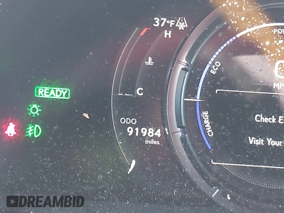 2020 Lexus UX 250h F Sport with VIN JTHE9JBH9L2035843, listed as a IAAI auction lot 41633990 with 91,984 mi miles and . Bid and sale history available at DreamBid. Image 15.