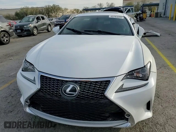 2015 Lexus RC 350 F Sport with VIN JTHHE5BC2F5005400, listed as a Copart auction lot 45763205 with 121,172 mi miles and Non Repairable. Bid and sale history available at DreamBid. Image 14.