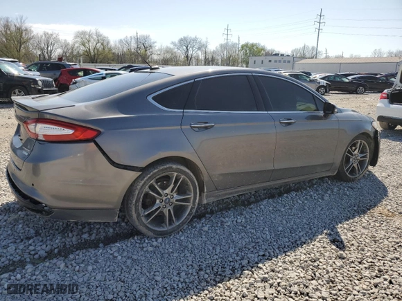 2013 Ford Fusion Titanium with VIN 3FA6P0K93DR190096, listed as a Copart auction lot 51831595 with 0 mi miles and Salvage Title. Bid and sale history available at carsss.com. Image 3.